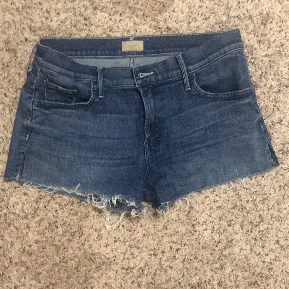Mother denim shorts